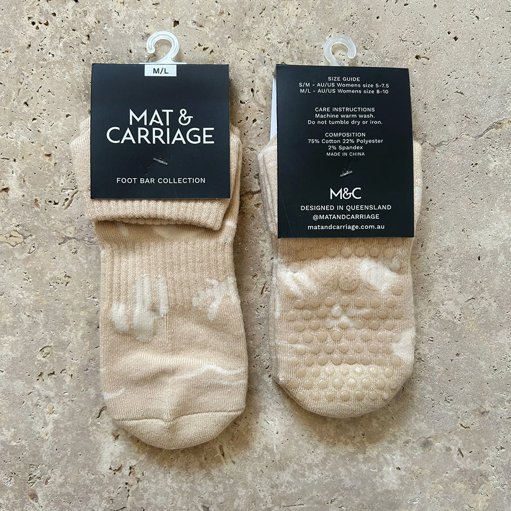 Low Rise Grip Socks - Palm Springs
