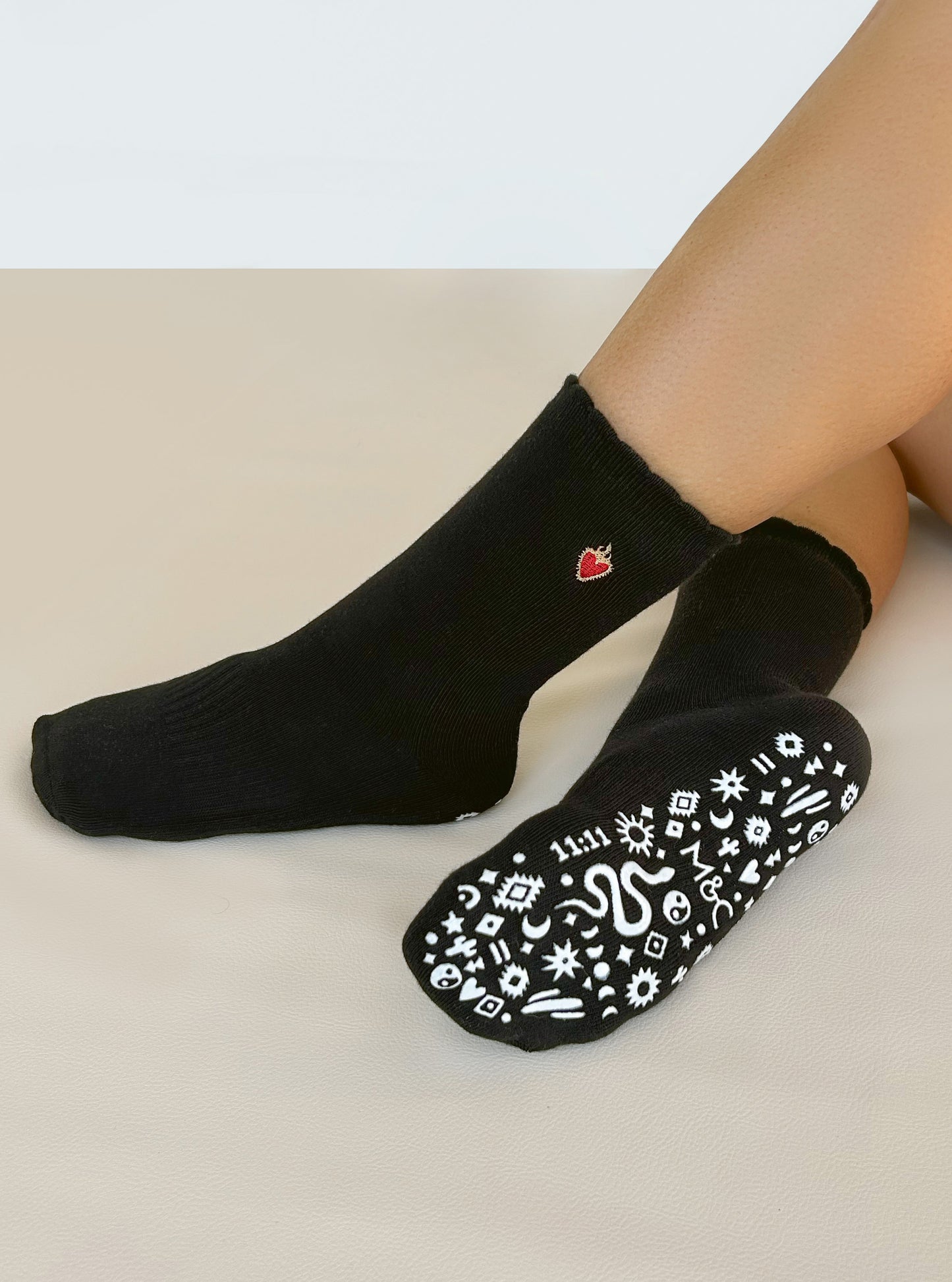 Crew Grip Socks - Twin Flame